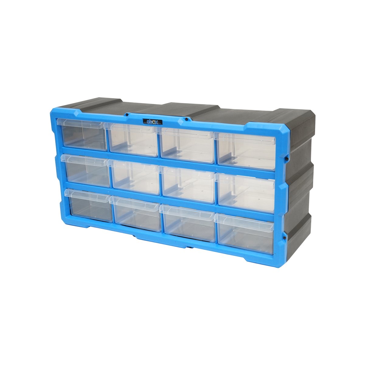Cutie depozitare albastra din plastic modulara, 12 sertare 497x157x250mm Breckner Germany